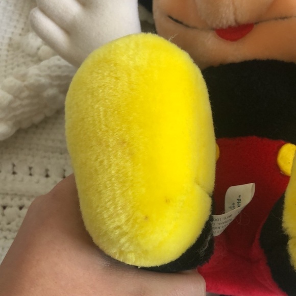 Vintage Mickey Mouse Disney Plush Stuffed Animal Toy - Picture 5 of 7